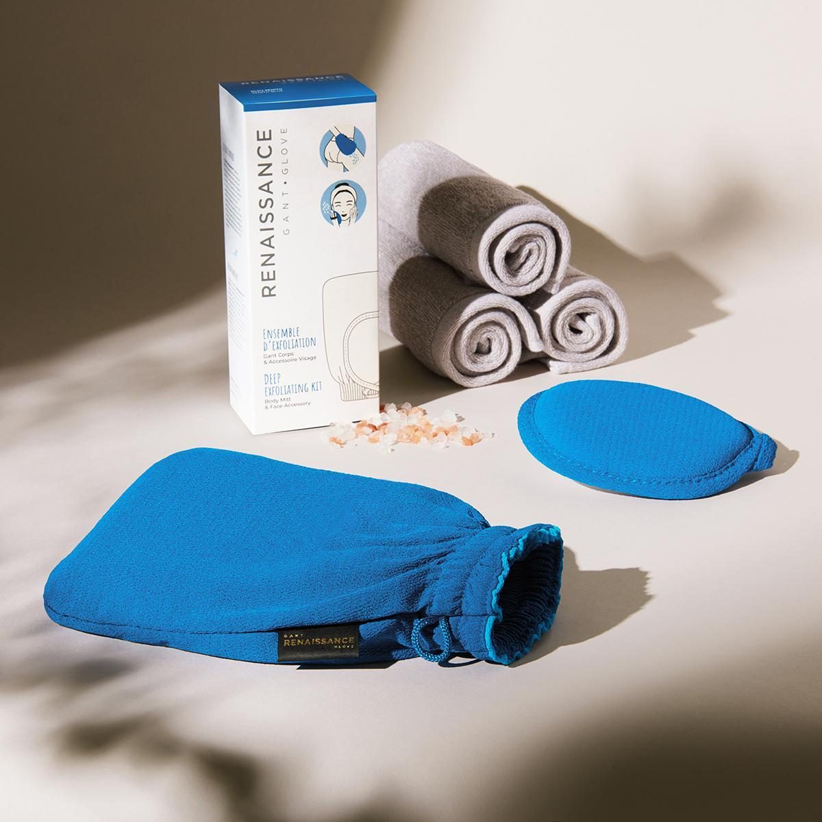 Gant Renaissance – Ensemble d’exfoliation corps et visage – Image 2