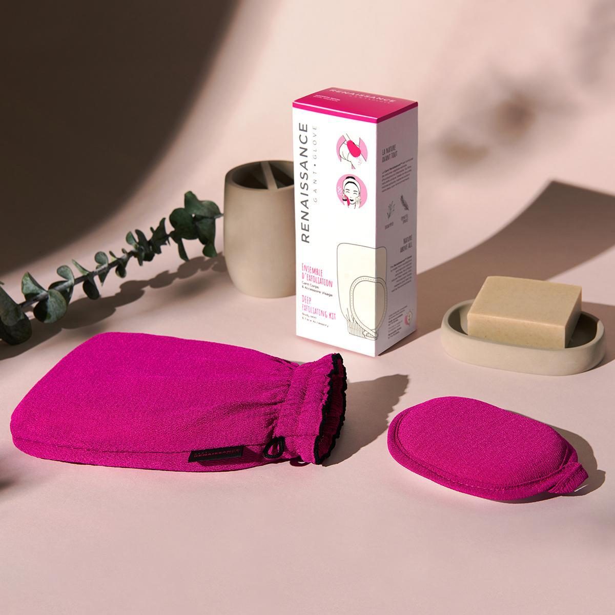 Gant Renaissance – Ensemble d’exfoliation corps et visage – Image 3