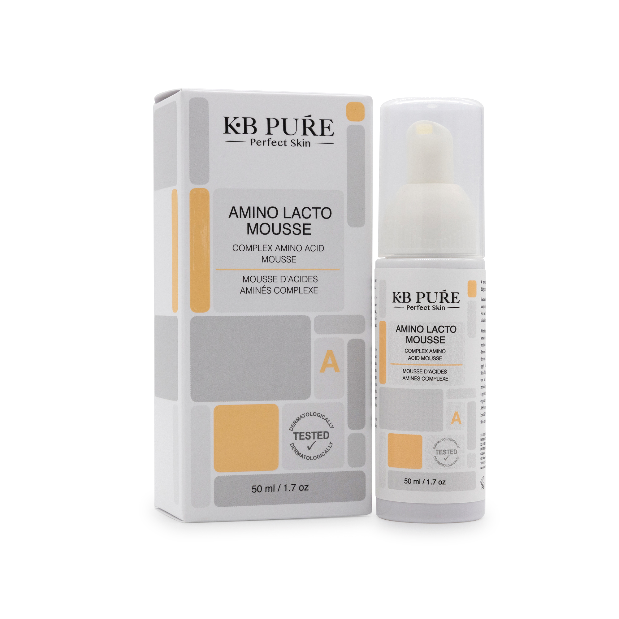 Mousse nettoyante Amino Lacto 50 ml – KB Pure